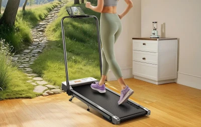 Acezoe Skládací elektrický běžecký pás P12 (černý a šedý)