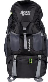 ACRA Batoh Adventure 50 L na horskú turistiku čierny BA50-CRN