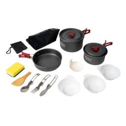 Acra C21 camping set nádobí alluminium pro 2-3 osoby
