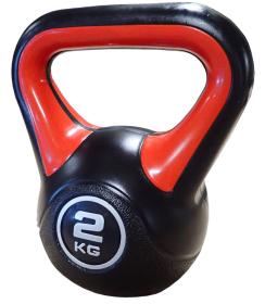 Acra Činka kettlebell s cementovou náplňou 2 kg Acra Činka kettlebell s cementovou náplňou 2 kg