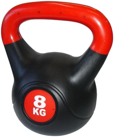ACRA Činka kettlebell s cementovou náplní - 8 kg ACRA Činka kettlebell s cementovou náplní - 8 kg