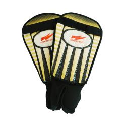 Acra Fotbalové chrániče holení velikost M žluté