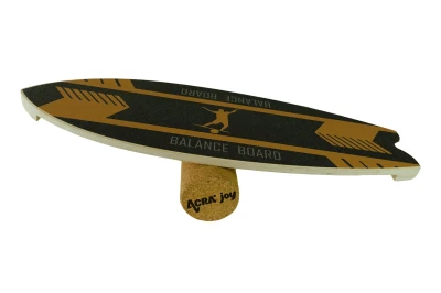 Acra Indoorboard Wave balanční deska , černo-žlutá