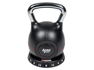 Acra Kettlebell nové generace 7v1 - nastavitelný, 1,5 - 10 kg Acra Kettlebell nové generace 7v1 - nastavitelný, 1,5 - 10 kg