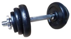 ACRA nakladacia činka jednoručná set 2 x 10 kg (20 kg) pogumované