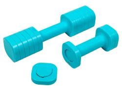 Acra nastaviteľná činka LADY 2-5 lb – set 2 ks v balení celkom 4,66 Kg