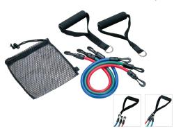 Acra Nastavitelný gumový expandér - 3 v sadě 48cm Acra Nastavitelný gumový expandér - 3 v sadě 48cm