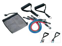 Acra Nastaviteľný gumový expandér - 3 v sade 48cm