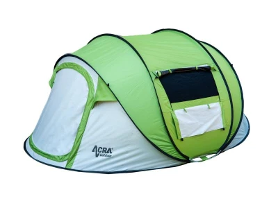 Acra Outdoor ST30 samorozkládací stan pro 2-3 osoby/2seconds - zelený se zatmavením Acra Outdoor ST30 samorozkládací stan pro 2-3 osoby/2seconds - zelený se zatmavením