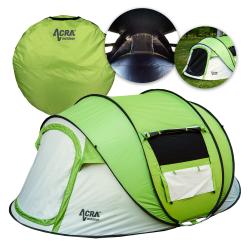 Acra Outdoor ST30 samorozkládací stan pro 2-3 osoby/2seconds - zelený se zatmavením