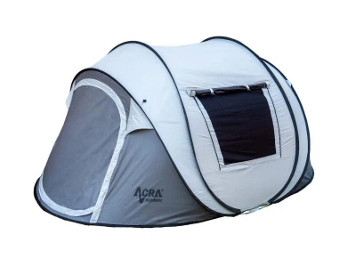 Acra Outdoor ST31 samorozkládací stan pro 2-3 osoby/2seconds - stříbrný se zatmavením Acra Outdoor ST31 samorozkládací stan pro 2-3 osoby/2seconds - stříbrný se zatmavením