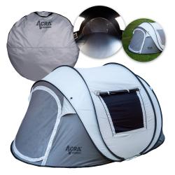 Acra Outdoor ST31 samorozkládací stan pro 2-3 osoby/2seconds - stříbrný se zatmavením