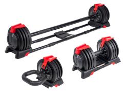 Acra Sada nastaviteľných činiek 24 kg, 3v1