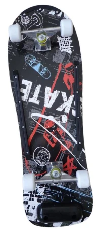 ACRA Skateboard barevný S2-černý ACRA Skateboard barevný S2-černý