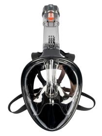 Acra Šnorchlovací maska, černá, celoobličejová, velikost S/M