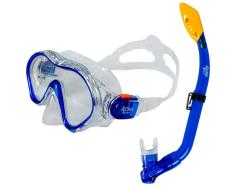 Acra Šnorchlovací set 2 v 1, DĚTSKÝ, MODRÝ, obsahuje masku a šnorchl Acra Šnorchlovací set 2 v 1, DĚTSKÝ, MODRÝ, obsahuje masku a šnorchl