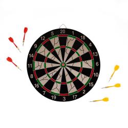 Acra terč na šipky 17, 40cm, kovový rám, 6 šipek