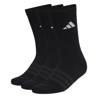 Adidas 3PACK-C ESS CRW 3P BLACK/BLACK/WHITE ponožky