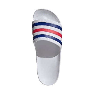 Adidas Adilette Aqua M cloud white/pure ruby/semi lucid blue pánské nazouváky