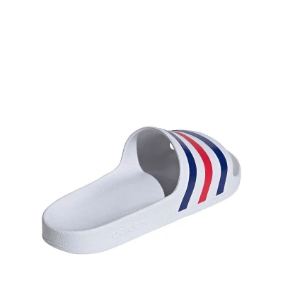 Adidas Adilette Aqua M cloud white/pure ruby/semi lucid blue pánské nazouváky