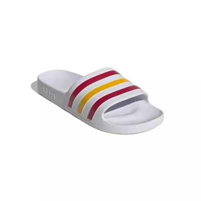 Adidas Adilette Aqua M cloud white/team power red 2/crew yellow pánské nazouváky