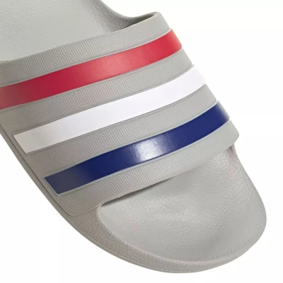 Adidas Adilette Aqua M grey two/mystery ink/pure ruby pánské nazouváky