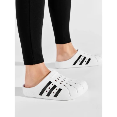 Adidas Adilette Clog M cloud white/core black/cloud white pánské nazouváky
