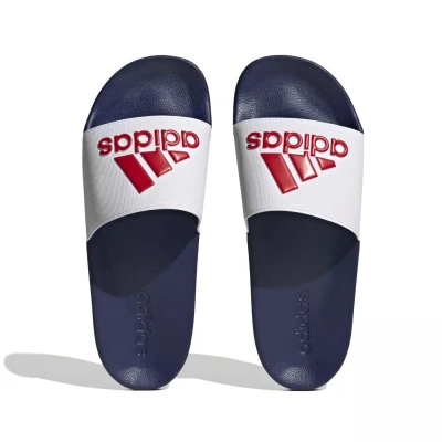 Adidas Adilette Shower M cloud white/better scarlet/victory blue pánské nazouváky