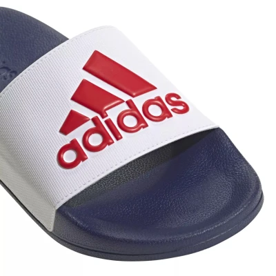 Adidas Adilette Shower M cloud white/better scarlet/victory blue pánské nazouváky