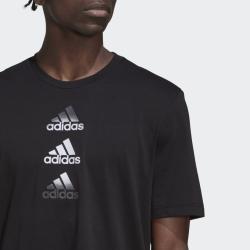 Adidas D2M LOGO TEE HM4797 M pánské funkční tričko
