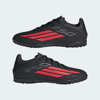 Adidas F50 Club M TF core black/lucid red/core black pánské fotbalové kopačky turfy