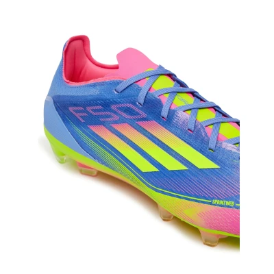 Adidas F50 Pro M FG blue fusion/lucid lemon/lucid pink pánské outdoorové fotbalové kopačky