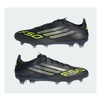 Adidas F50 Pro M FG core black/iron metallic/lucid lemon pánské outdoorové fotbalové kopačky