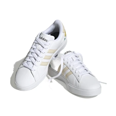 Adidas Grand Court 2.0 cloud white/ecru tinf/core black dámské tenisky
