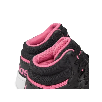 Adidas Hoops 3.0 Mid core black/cloud white/pink fusion dámské tenisky