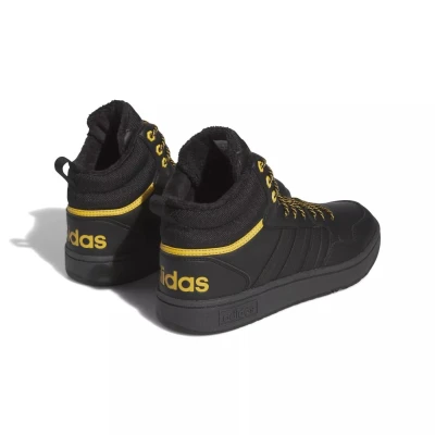 Adidas Hoops 3.0 Mid WTR core black/core black/preloved yellow pánské zimní tenisky