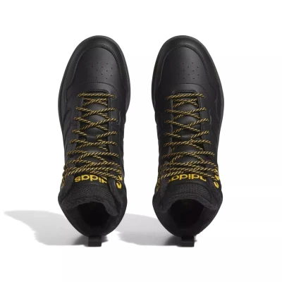 Adidas Hoops 3.0 Mid WTR core black/core black/preloved yellow pánské zimní tenisky