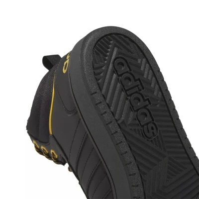 Adidas Hoops 3.0 Mid WTR core black/core black/preloved yellow pánské zimní tenisky