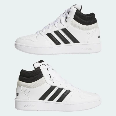 Adidas Hoops Mid Classic M cloud white/core black/orbit grey pánské tenisky