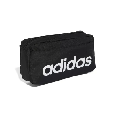 Adidas LINEAR BUMBAG BLACK/WHITE ledvinka