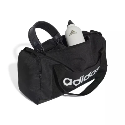 Adidas LINEAR DUFF XS BLACK/BLACK/WHITE sportovní taška