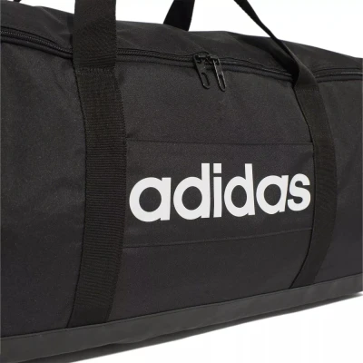 Adidas LINEAR DUFFEL L BLACK/BLACK/WHITE sportovní taška