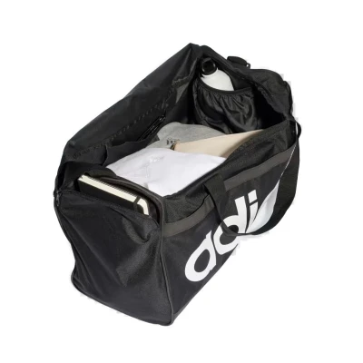 Adidas LINEAR DUFFEL M BLACK/WHITE cestovní taška