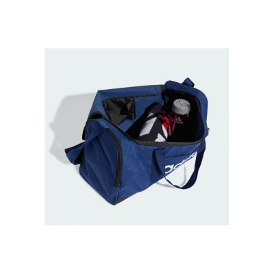 Adidas LINEAR DUFFEL M DKBLUE/WHITE sportovní taška
