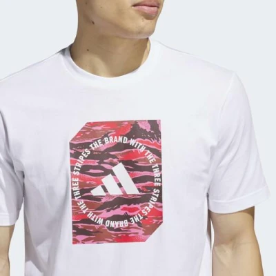 Adidas M C CAMO BOX T JI6763 pánské tričko