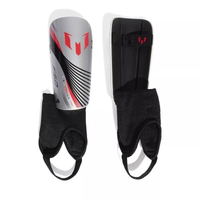 Adidas MESSI SG MTC J SILVMT/LUCRED/BLACK fotbalové chrániče