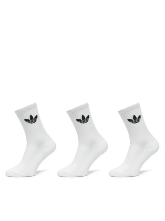 Adidas Originals 3 PACK-CusTre Crw Sck WHITE/BLACK ponožky