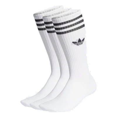 Adidas Originals 3 PACK-HIGH CREW SOCK- WHITE ponožky
