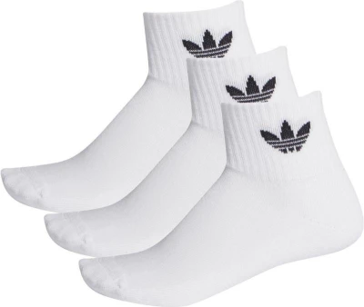 Adidas Originals 3 PACK - MID ANKLE SCK-WHIT ponožky