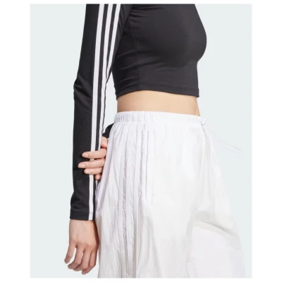 Adidas Originals 3S LS CROP-BLACK dámské tričko